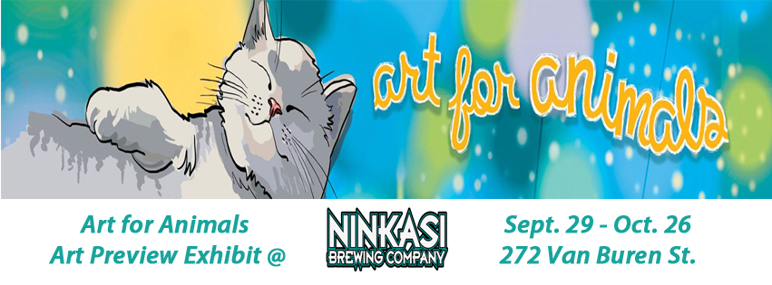 Art For Animals Preview Exhibit And Sale At Ninkasi Tasting